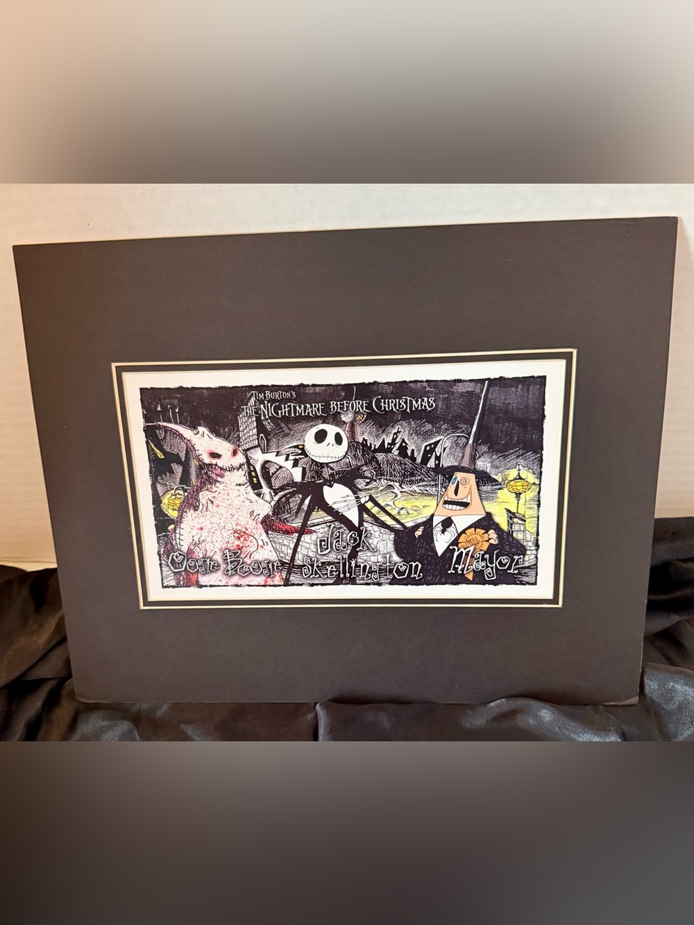 The Nightmare Before Christmas Jack Skellington Paper lithograph
